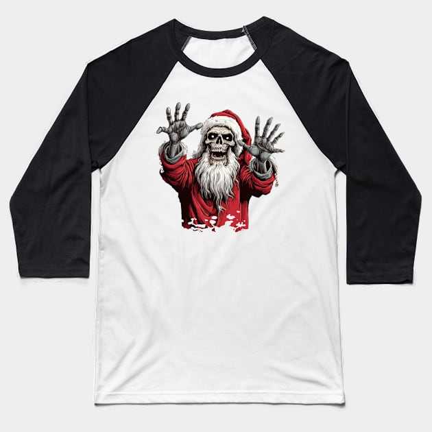 Undead Xmas Baseball T-Shirt by Jason's Finery